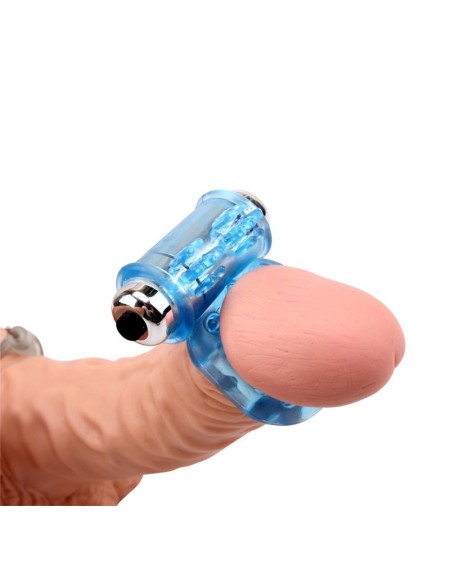 vibrant bull ring-blue