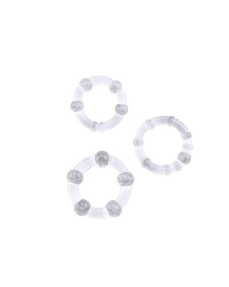 beaded cock rings-clear
