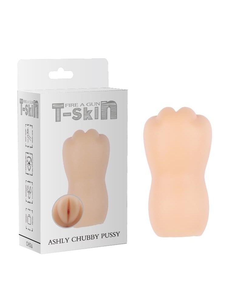 masturbator ashly chubby vagina t-skin 13.3 cm chair