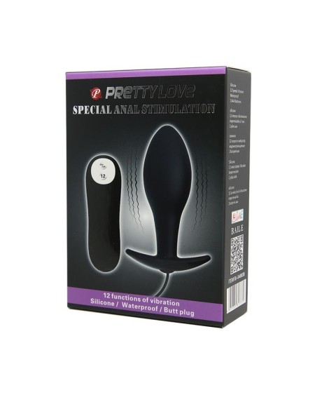 anal plug noir anchor with remote control