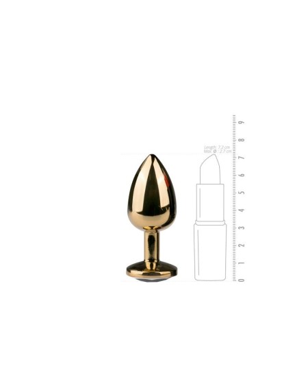 metal butt plug no.1 - gold