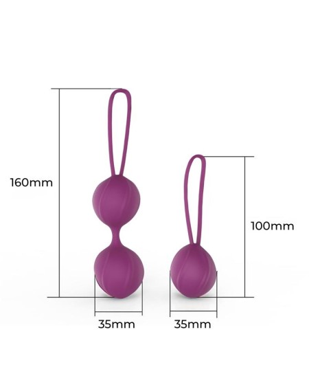kelly kegel balls silicone violet