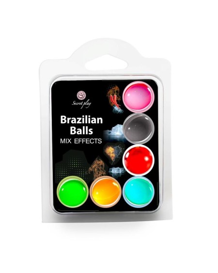 set 6 brazilian balls mix effect