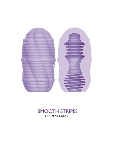 smooth stripes cupid-x masturbator egg