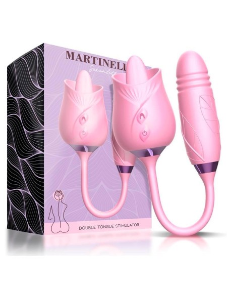 martinella double tongue cliris stimulator and thrusting egg
