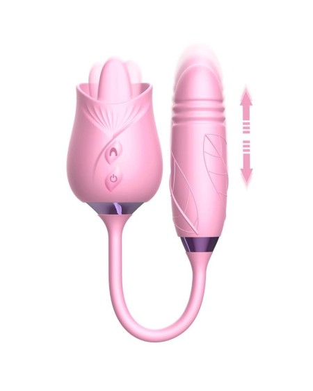 martinella double tongue cliris stimulator and thrusting egg
