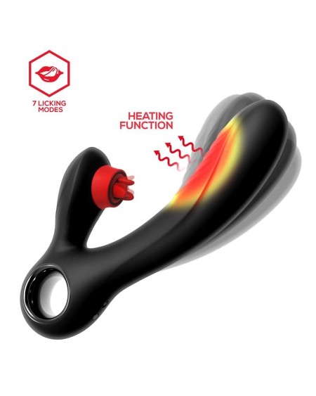 niza vibe with heating and clitoris triple tongue