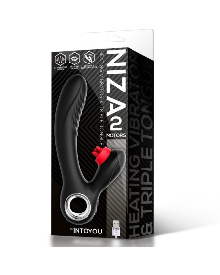 niza vibe with heating and clitoris triple tongue