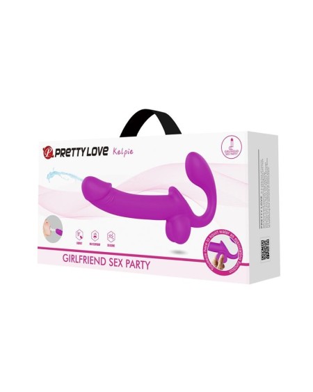 kelpie strapless strap-on with squirt function