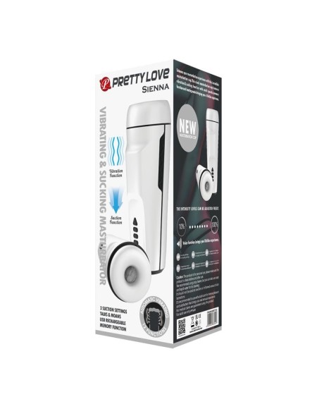 sienna male masturbator with vibration, sex talk and ventouse