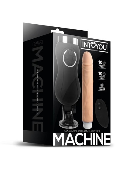 sex machine vibration, thrusting and heat remote control usb