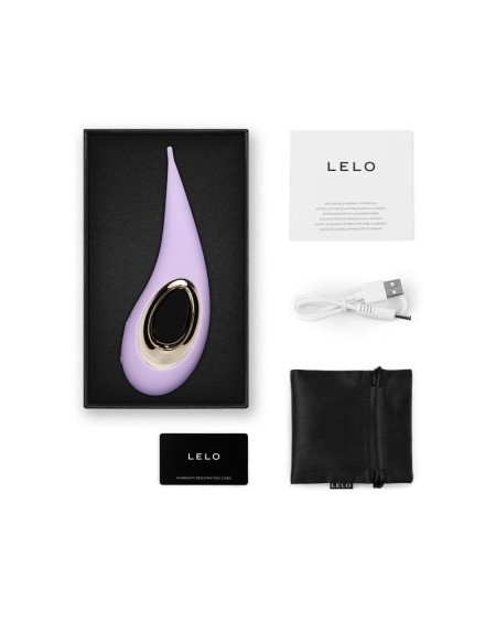 clitoris stimulator lelo dot lilac