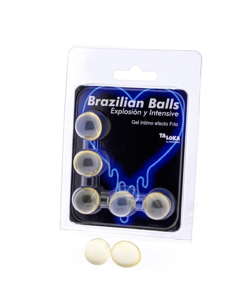 set 5 brazilian balls vibration and cold efect