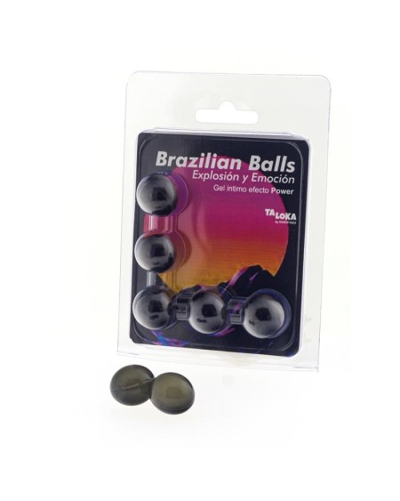 set 5 brazilian balls gel power effect