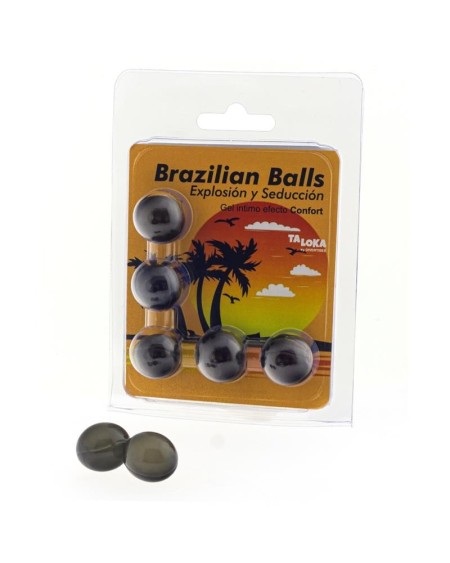 set 5 brazilian balls gel confort effect