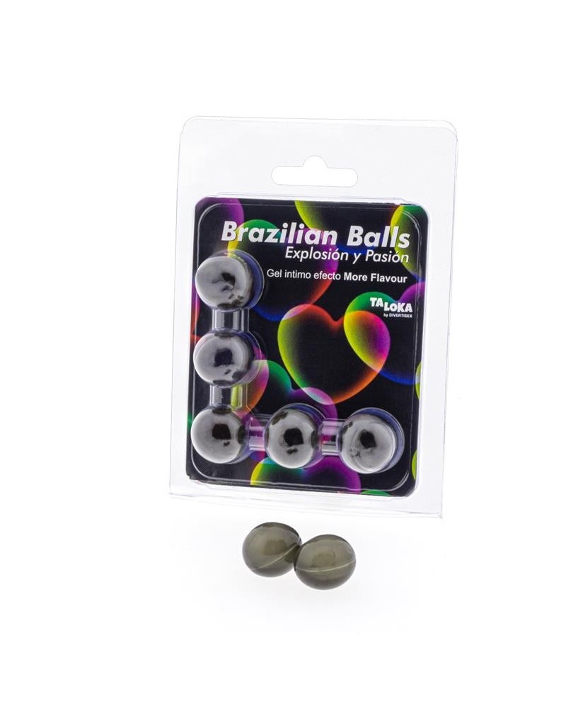 set 5 brazilian balls gel more flavor effect