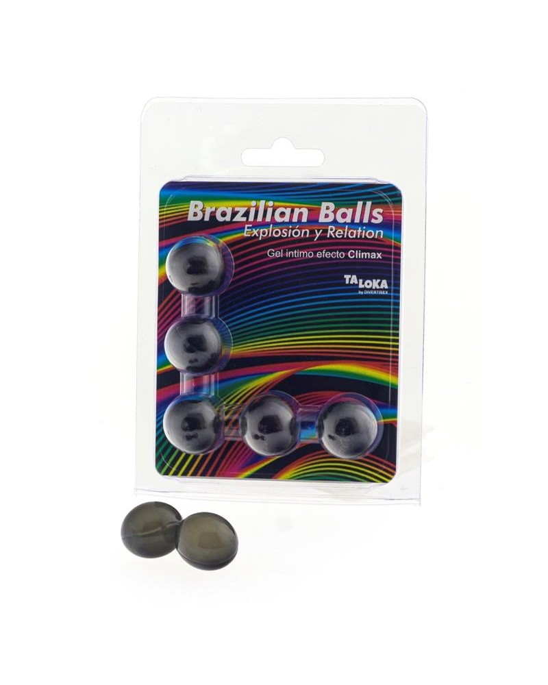 set 5 brazilian balls gel climax effect