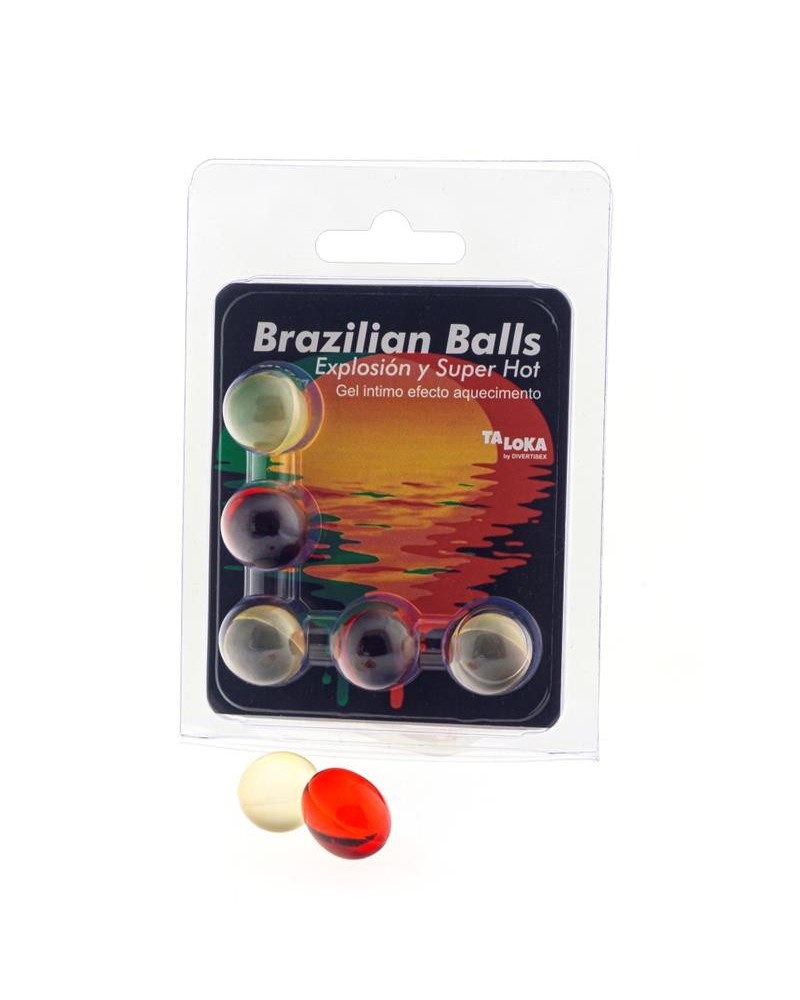 set 5 brazilian balls gel overheating effect