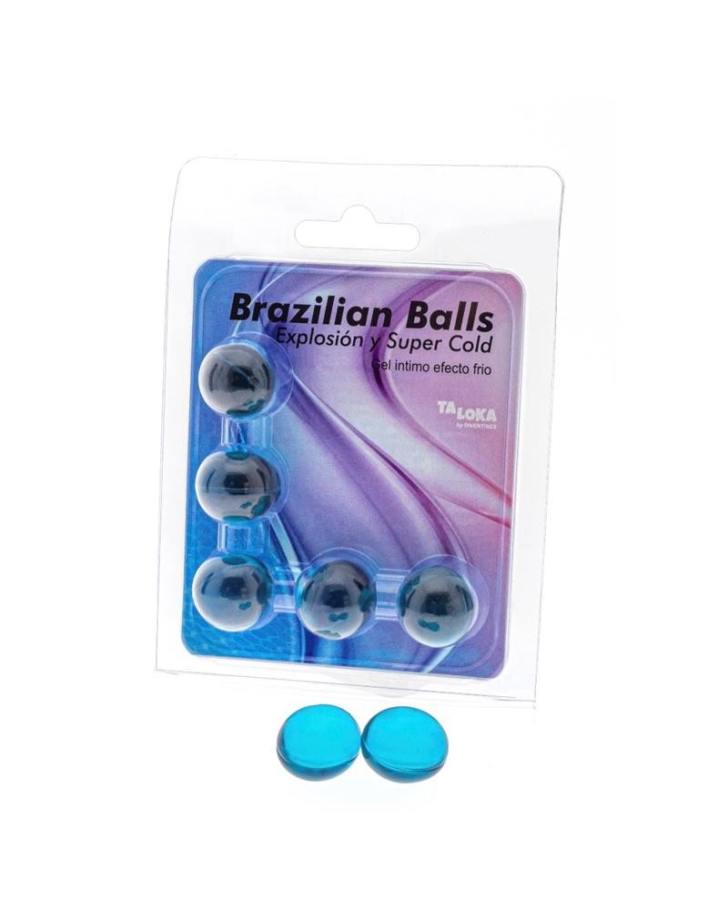 set 5 brazilian balls gel cold effect