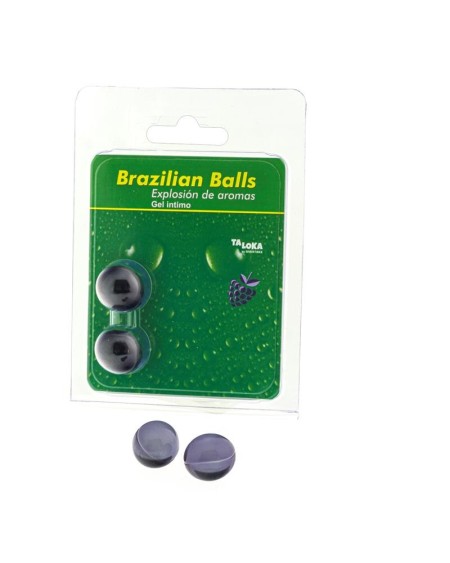 set 2 brazilian balls red fruits aroma