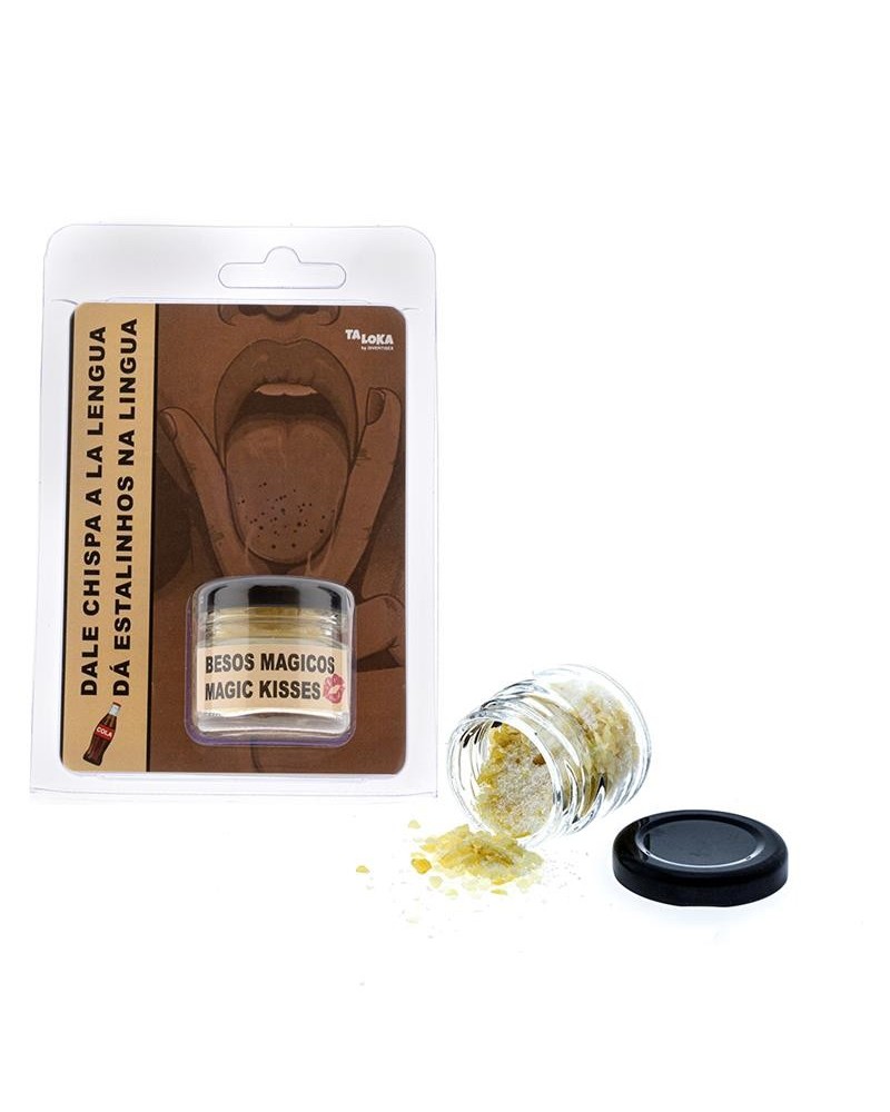 dale chispa a la lengua caramelo sabor cola con chasquido