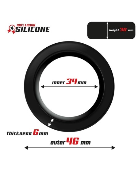 liquid silicone cock ring 3.4 cm
