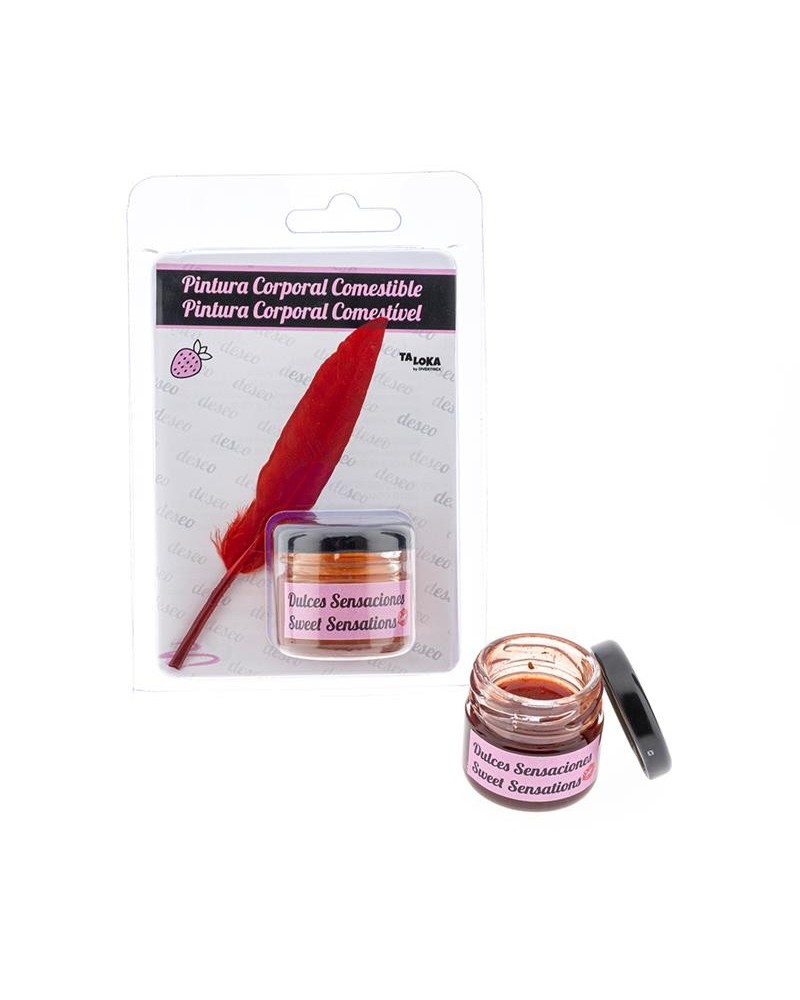 kissable body paint strawberry flavor