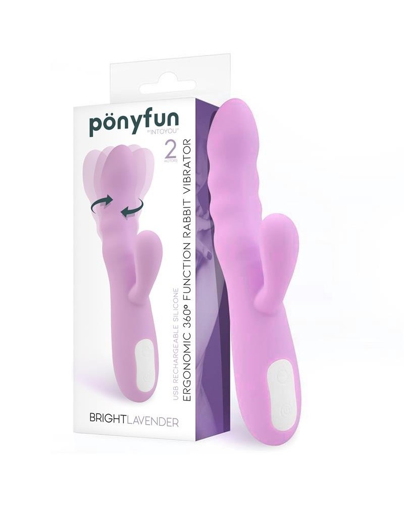 brightlavender vibe and rotator double motor 360o usb silicone