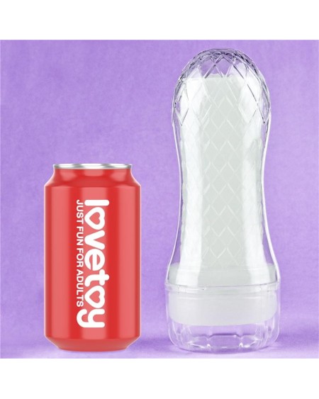 male masturbator lumino blue light