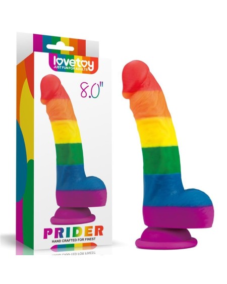 dildo prider 8 liquid silicone lgbt