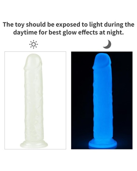 dildo lumino 8 blue light