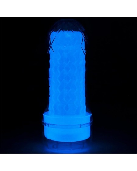 male masturbator lumino blue light