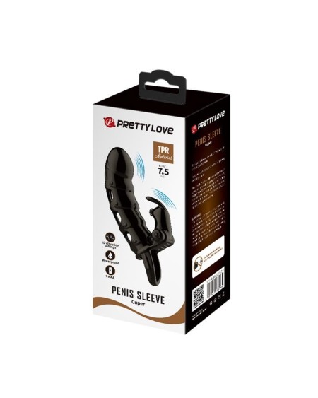 cuper penis sleeve with vibration