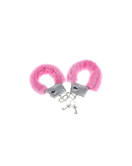 handcuffs with fur rose