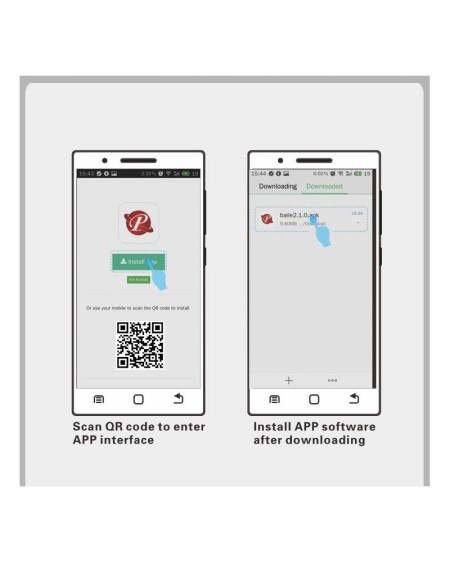 kirk vibrant egg with movil app silicone usb