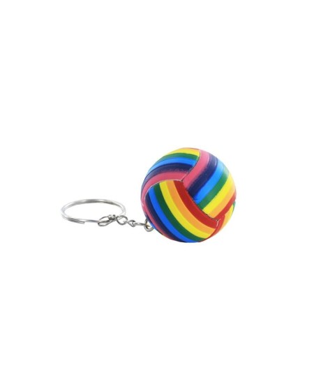 lgbt pride ball keychain