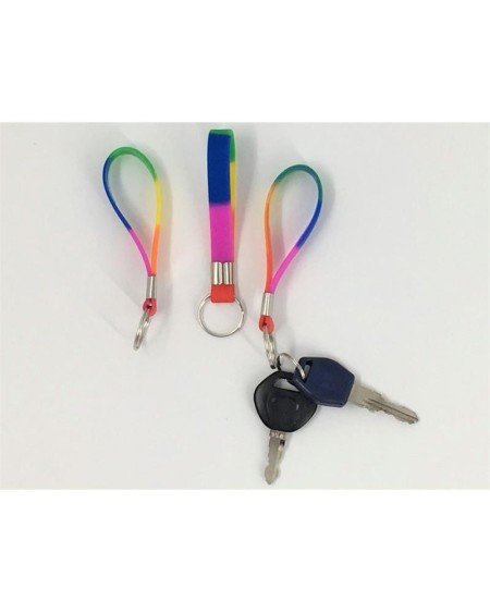 lgbt prode silicone keychain