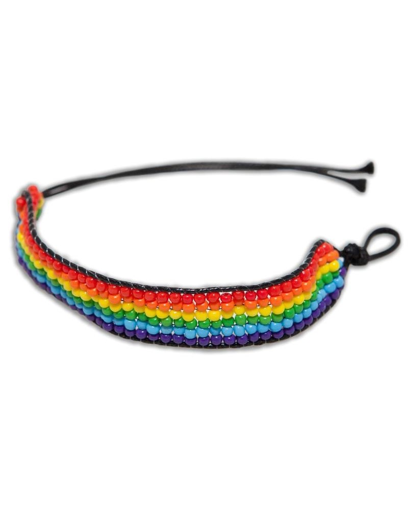 lgbt pride wooden bracelet
