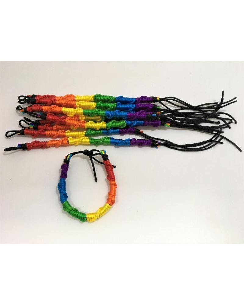 lgbt pride braceletbraid