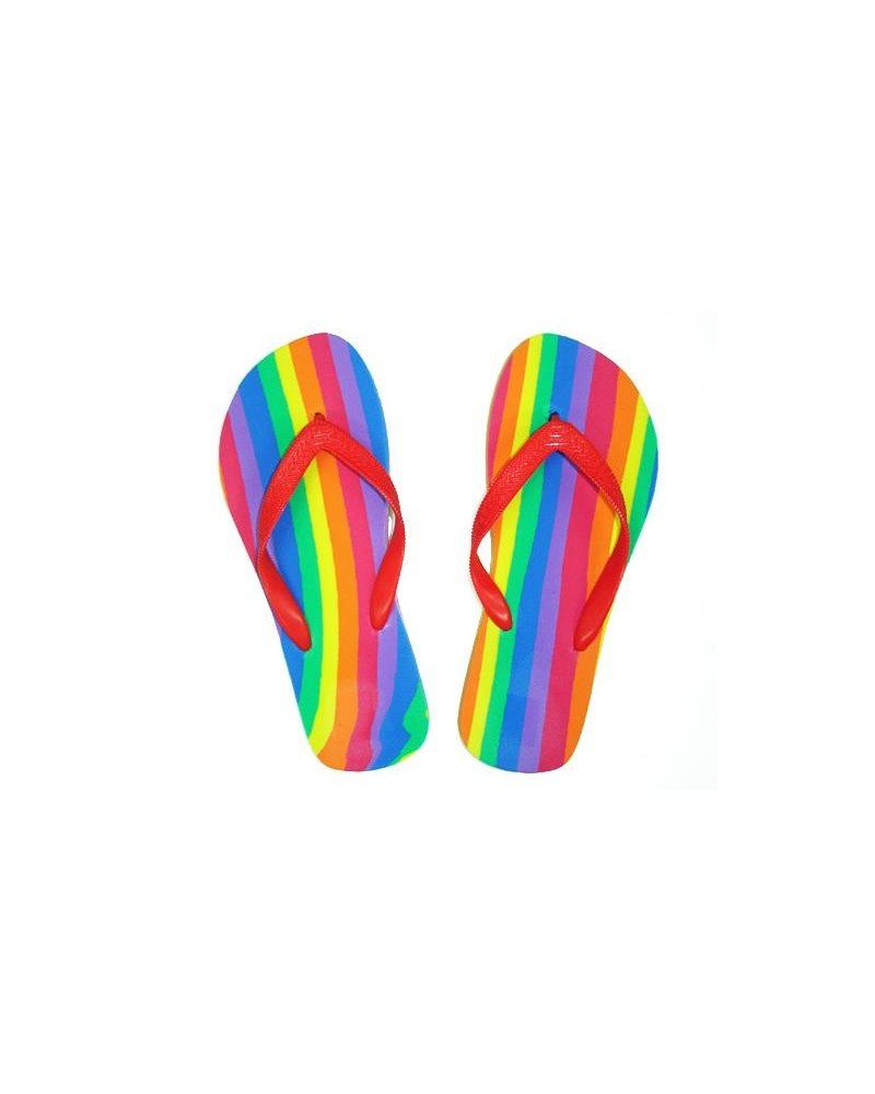 flip-flops with lgbt flag size 42-43
