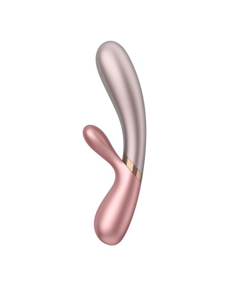 hot lover heat effect vibrator with app duo-pink