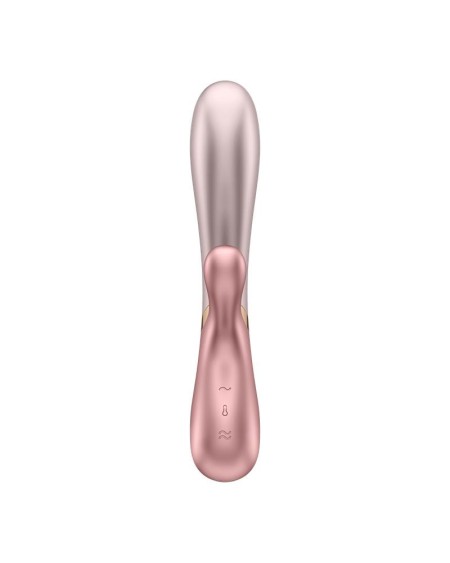 hot lover heat effect vibrator with app duo-pink