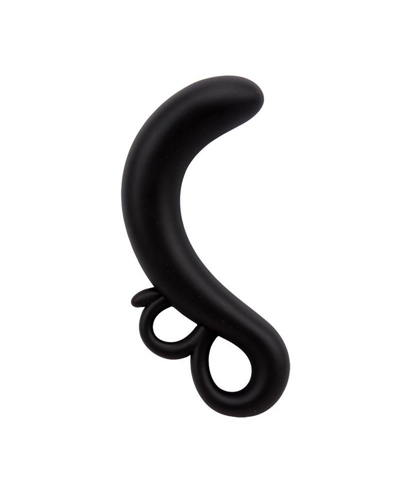 two-finger g-spot plug silicone noir