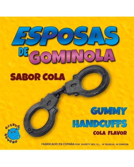 noir gummy handcufs with cola flavor