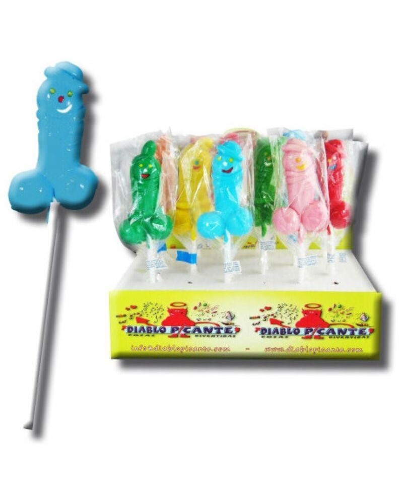 lollipop penis with smile fruit flavor asorted 1 unit