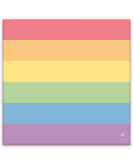 set of 20 napkins with the lgbt colors