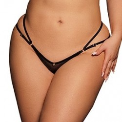 String ELLA Grande Taille Noir