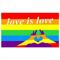 Drapeau Rainbow Love is...