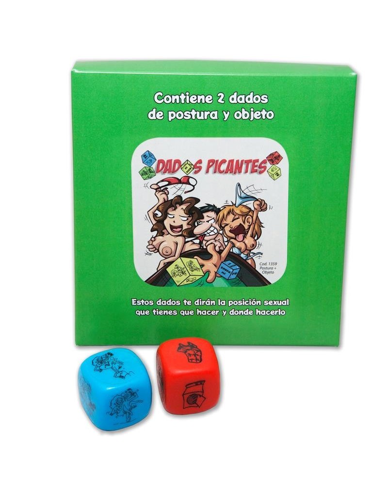 set 2 fluorescent dice posture and object