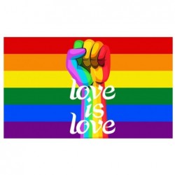 Drapeau Rainbow Love is...